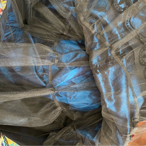 ❌SOLD❌OOAK VTG 80’S SCOTT MCCLINTOCK BLACK VELVET BLUE PROM EVENING GOWN RARE - Picture 11 of 11